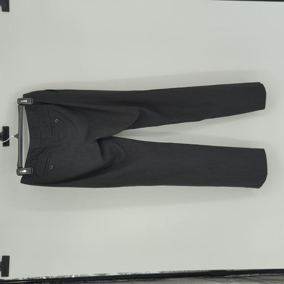 Banana Republic Pinstripe Wide Leg Pant Gray 00P Business casual Work office - Picture 2 of 10